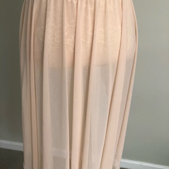 ART STONE Custom lyrical two piece dance costume Gold & Cream - Picture 6 of 6